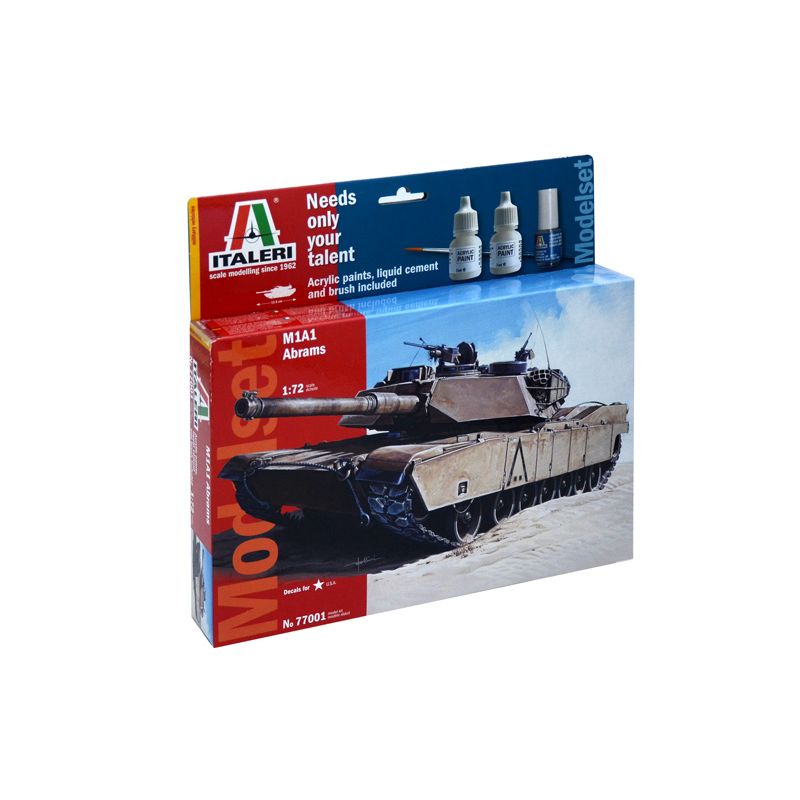 Italeri 72004 M1 Abrams makett szett